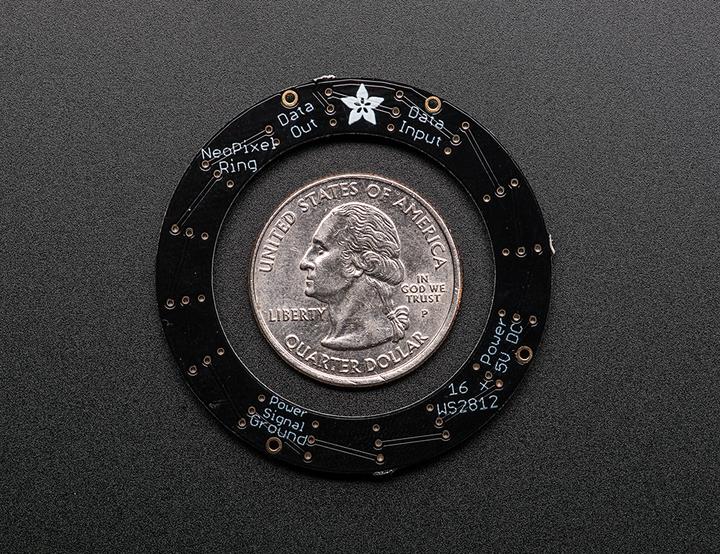 Immagine prodotto Adafruit NeoPixel Ring 16 x WS2812 5050 RGB LED