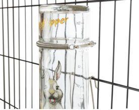 Actual product image Trixie Honey & Hopper small animal drinker glass 500ml (0.50 l)