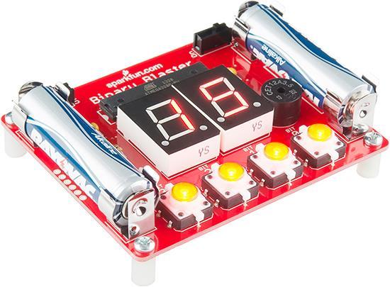 Actual product image SparkFun Binary Blaster Kit