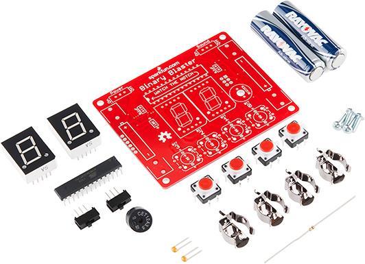Actual product image SparkFun Binary Blaster Kit