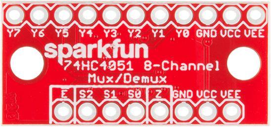 Produktbild SparkFun Multiplexer Breakout 8 Channel (74HC4051) (Diverse)