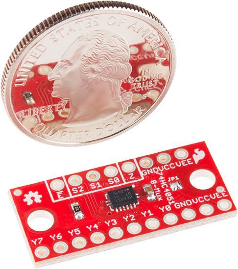 Produktbild SparkFun Multiplexer Breakout 8 Channel (74HC4051) (Diverse)