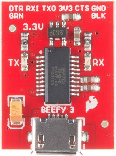 Actual product image SparkFun Beefy 3 FTDI Basic Breakout (Various)