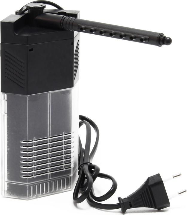 SunSun JP-093 Innenfilter Aquarium 450 l/h 5W Eckfilter M Aquarium Pumpe bis 60L (60 l, Innenfilter, Süsswasser, Salzwasser)