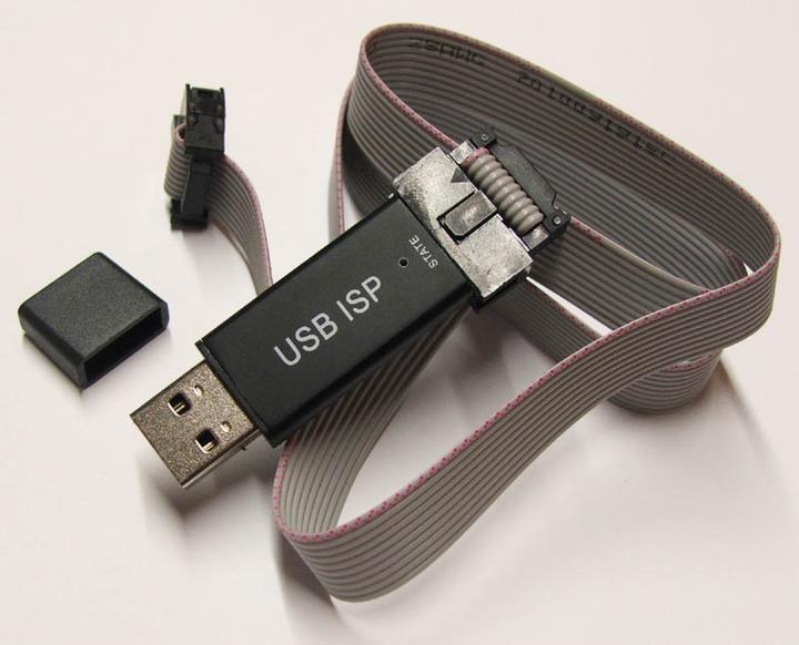 Produktbild Play-Zone USBASP AVR-ISP-Programmer USB 10Pin Schwarz (Diverse)