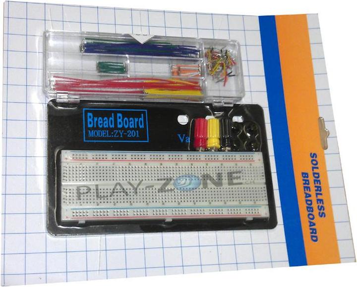 Actual product image OEM Full-size breadboard with connection terminals and plug-in cable C (Breadboard)