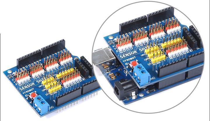 Actual product image YFRobot Sensor Shield for Arduino (Shield)