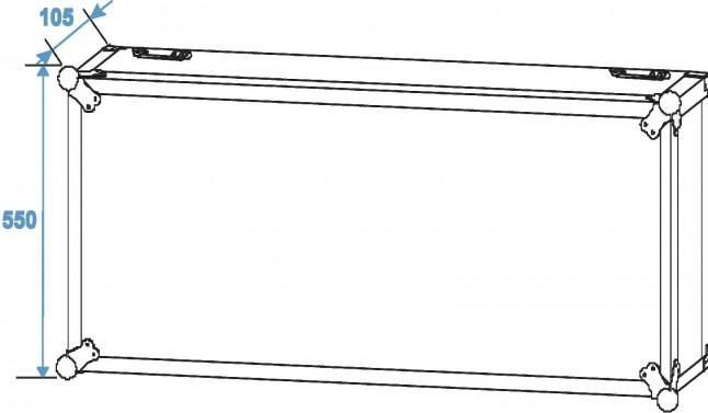 Immagine prodotto Roadinger PR-2ST rack per amplificatori, 18U, 57cm con rotelle (Amplificatore)