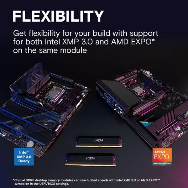 Produktbild Crucial Pro Overclocking (1 x 16GB, 6000 MHz, DDR5-RAM, U-DIMM)