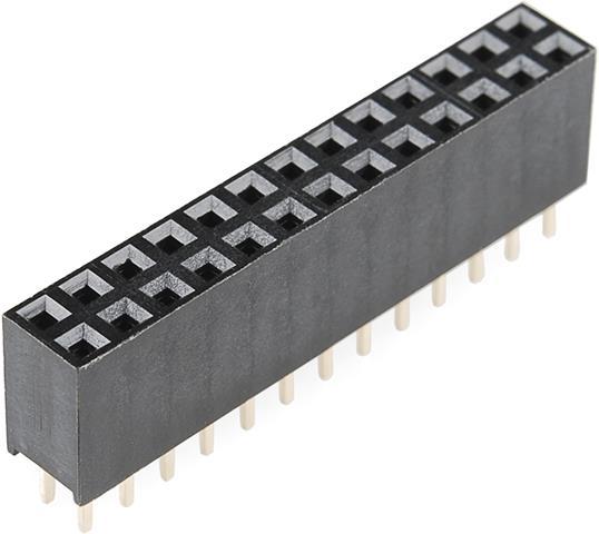 Actual product image OEM Female header 2x13Pin pitch 2.54mm