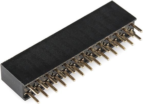 Actual product image OEM Female header 2x13Pin pitch 2.54mm