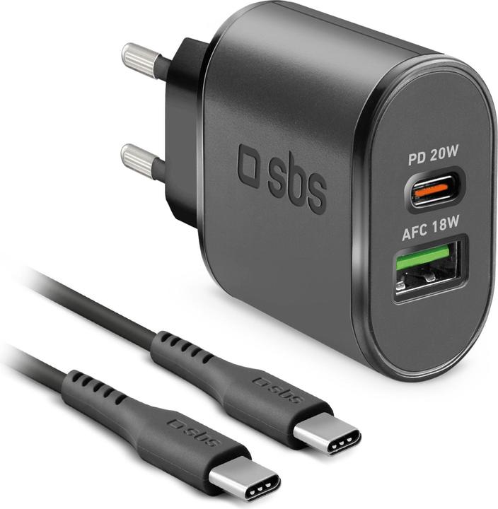 Actual product image SBS PD-Reiselader inkl. USB C-Kabel (18 W)