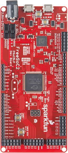 Actual product image SparkFun FreeSoC2 Development Board PSoC5LP