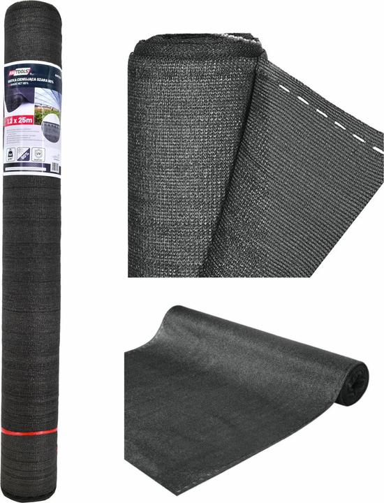 Actual product image Awtools SIATKA CIENIUJĄCA 180g 1,5*25m SZARA UV 90%
