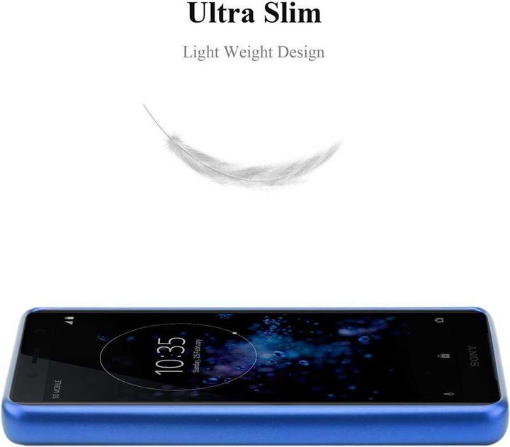 Actual product image Cadorabo Bumper TPU Matt Metallic (Sony Xperia XZ2 Compact)