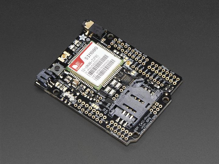 Actual product image Adafruit FONA 808 Shield Mini Cellular GSM GPS for Ardui (Shield)