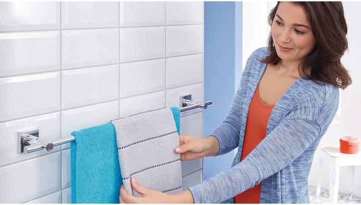 Actual product image tesa HUKK Towel rail incl. adhesive solution without drilling