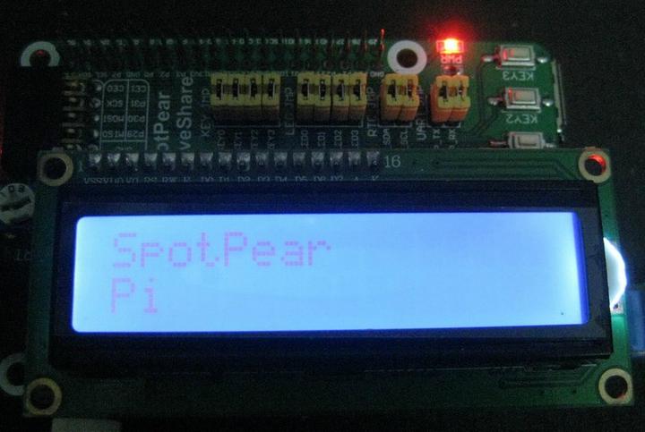 Actual product image WaveShare SpotPear expansion board for Pi B+ (Add-on)