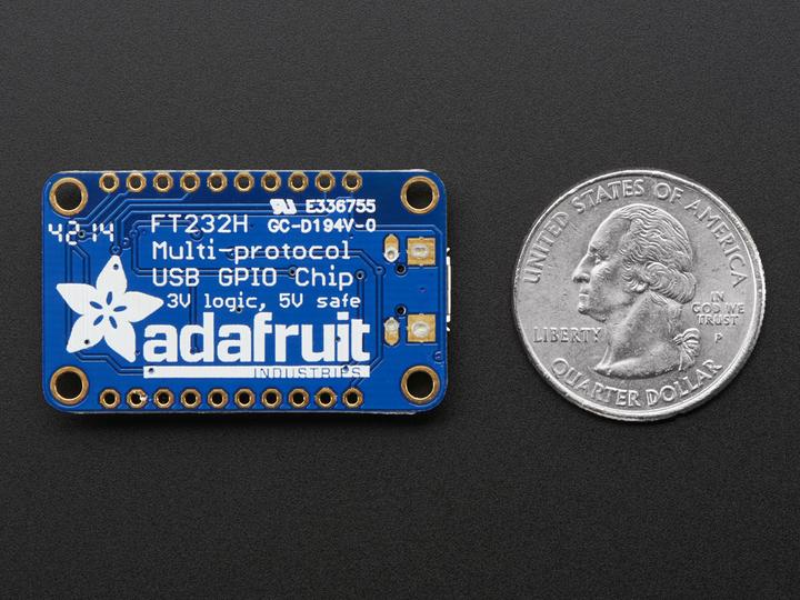 Immagine prodotto Adafruit FT232H Breakout USB a GPIO+SPI+I2C (Vari)