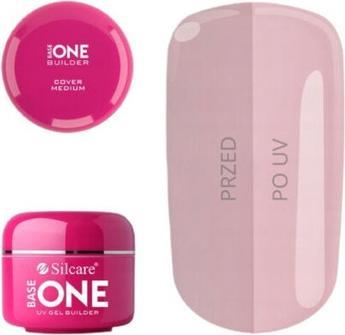 Actual product image Silcare Base One Uv Gel Builder Nail Builder Gel Cover Medium 15G