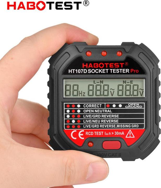 Actual product image Habotest HT107D (CAT II 300V)
