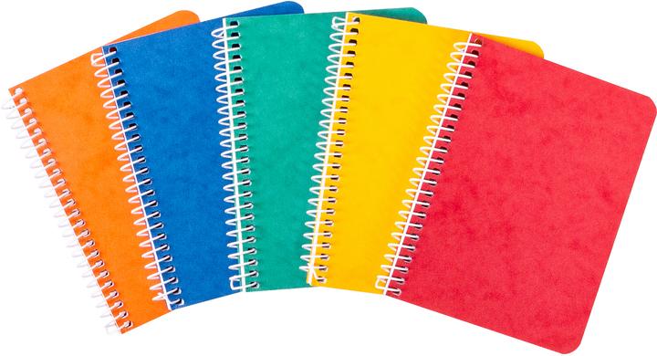 Produktbild Novooo Spiralheft assortiert (91 x 121 mm, Kariert)