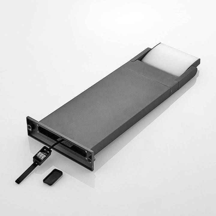 Produktbild Lindby Cathalena LED Garten Leuchte Dark Grey (750 lm, IP54)