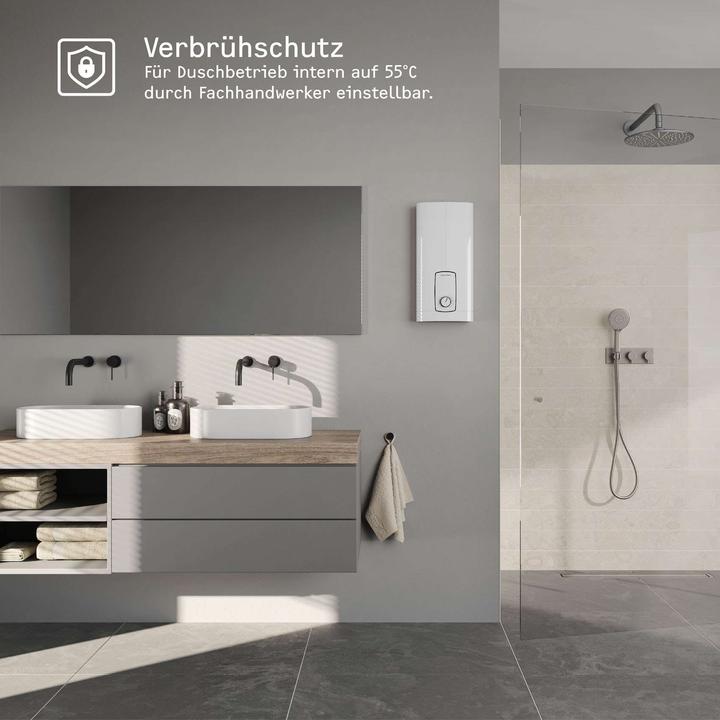 Image du produit Stiebel Eltron DHB 18/21/24 ST Trend Chauffe-eau instantané électronique, température au degré près grâce à la