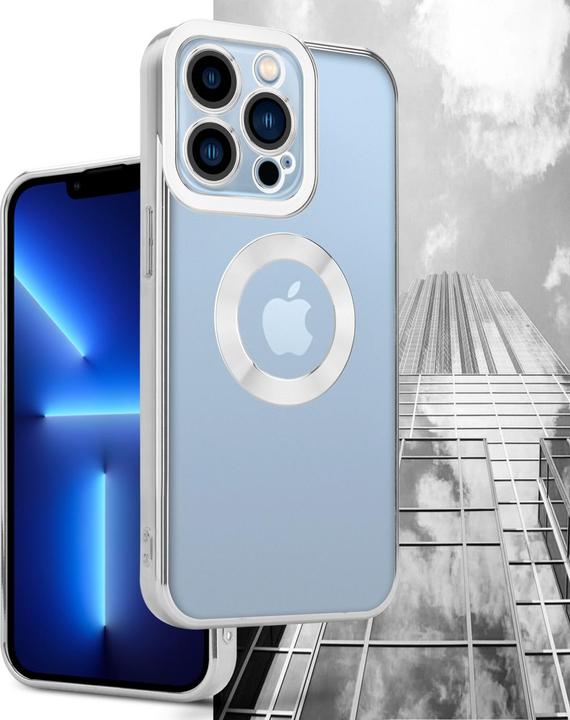 Immagine prodotto Cadorabo Custodia TPU Chrome con protezione della fotocamera per Apple iPhone 13 PRO MAX (Apple iPhone 13 Pro Max)