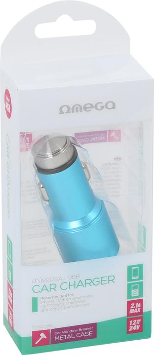Produktbild Omega OUCC2MBL mobile device charger Blue