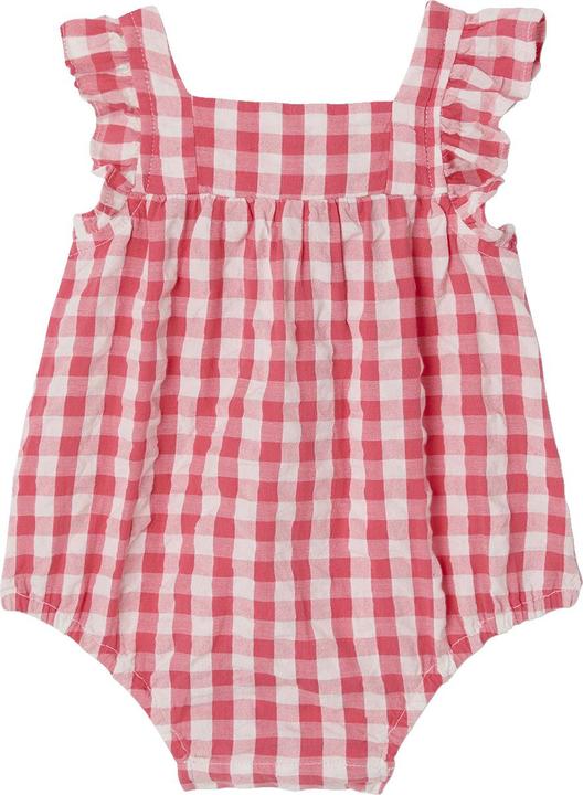 Produktbild Vertbaudet Ärmelloser Baby Kurzoverall mit Vichykaro (80)