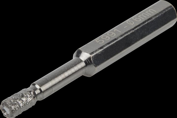 Actual product image wolfcraft wolfcraft 1 Diamant-Bohrer S=6-kt. ø6mm (6 millimetres)