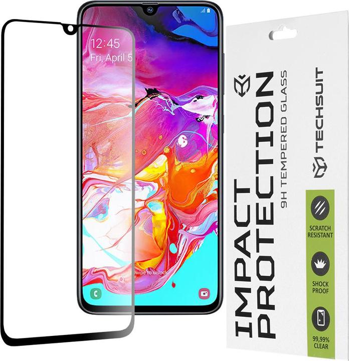 Produktbild Techsuit - 111D Full Cover / Full Glue Glass - Samsung Galaxy A70 / A70s / A90 5G - Black (1 Stück, Samsung Galaxy A90 5G, Samsung Galaxy A70, Samsung Galaxy A70S)
