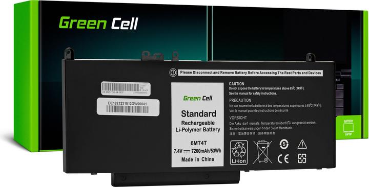 Actual product image GreenCell Laptop Battery 6MT4T 07V69Y for Dell Latitude E5270 E5470 E5570 (4 Cells, 7200 mAh)
