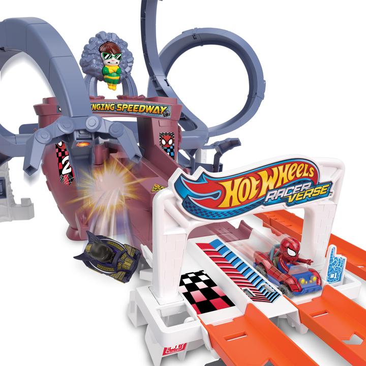 Actual product image Hot Wheels Pista Racerverse Spider-Man