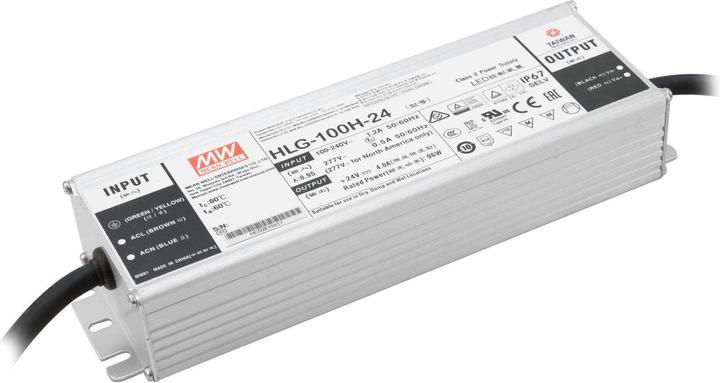 Actual product image MeanWell LED power supply 96W / 24V IP67