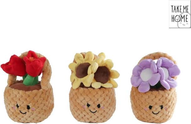 Take Me Home Plüschtier Pflanze aus Plüsch – Blumenkorb, 18 cm (18 cm)