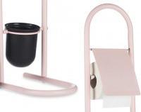 Berilo bambus metall toilettenbürstenhalter rosa