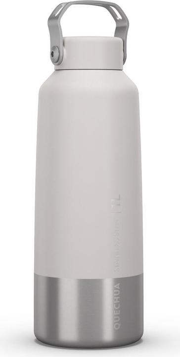 Actual product image Quechua bottle mh100 stainless steel 1l 330040 (1 l)