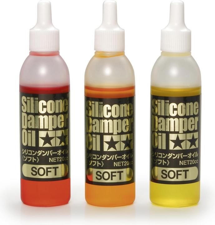 Tamiya Damper oil set Soft 200-red/ 300-orange/ 400-yellow CST