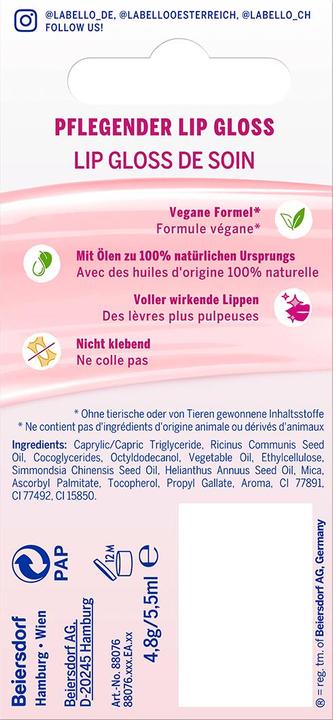 Produktbild Labello Lip Oil Clear Glow (Öl, 5.50 ml)