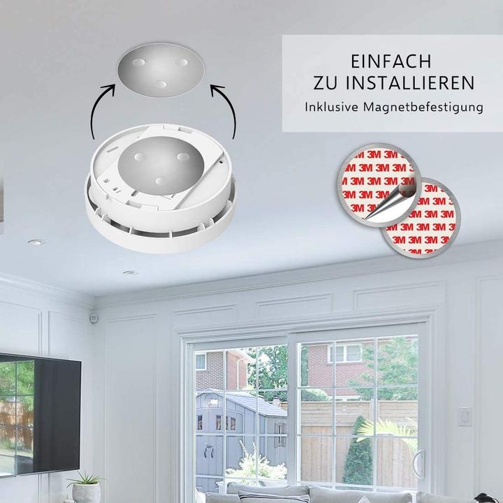 Actual product image Elro FS1510 Smoke detector, 6 pcs., magnetic attachment