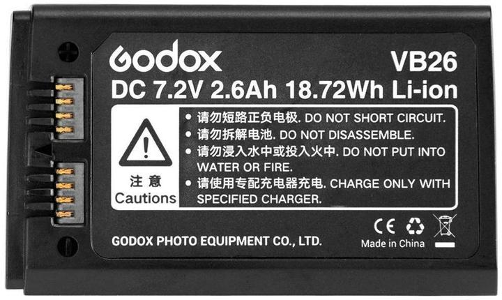 Immagine prodotto Godox VB-26, batteria agli ioni di litio a V1 (Batteria dell'unità flash)
