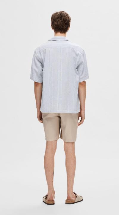 Image du produit Selected Homme Chemise à manches courtes en seersucker (XXL)