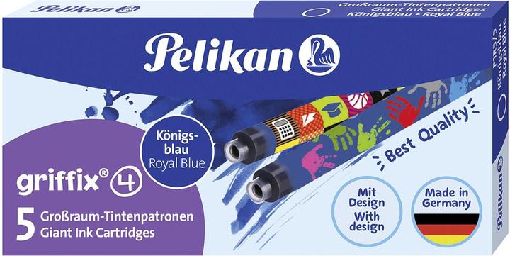 Productafbeelding Pelikan Griffix inktpatronen met grote capaciteit (Inkwell, Koningsblauw)