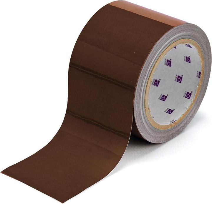 Actual product image Brady B-3, floor marking tapes, vinyl, brown, 76.20 mm x 30.48 m