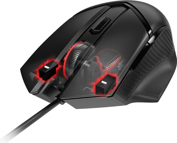 Actual product image MSI Clutch GM08 Computer Mouse USB Type A Optical 4200 DPI For both hands (Cable)