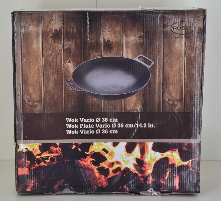 Actual product image Rösle Wok Vairo Cast Iron ø 36 cm
