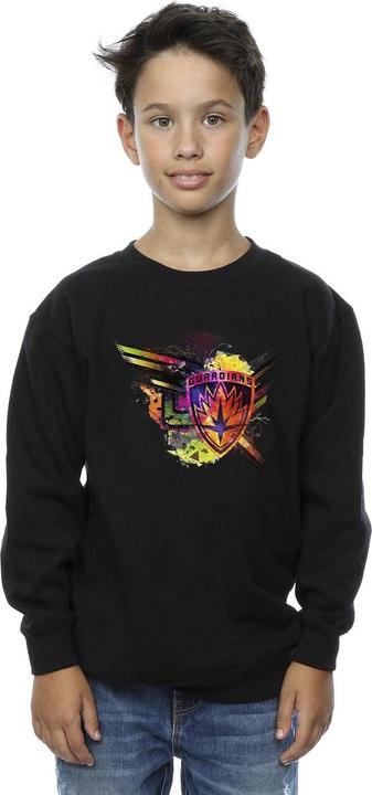 Produktbild Guardians Of The Galaxy Abstract Shield Chest Sweatshirt Jungen (116)