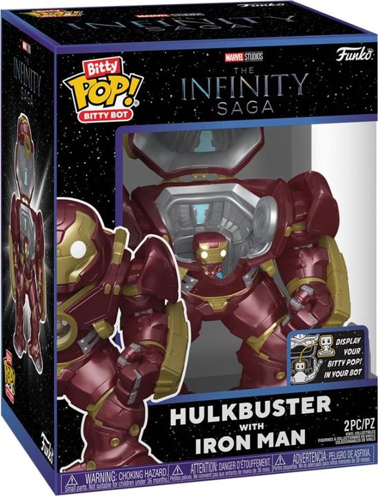 Image du produit Funko FK83645 - Bitty POP! Bots Pack de 4 figurines Marvel- Hulkbuster 2,5 cm